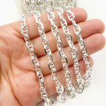 Load image into Gallery viewer, 925 Sterling Silver Diamond Cut Marina Chain. Y75SS
