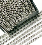 Load image into Gallery viewer, Sterling Silver Oxidized Curb Chain