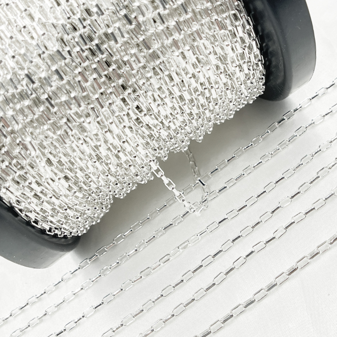 Sterling Silver Smooth Box Link Chain