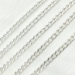 Load image into Gallery viewer, 925 Sterling Silver Curb Chain. V45SS
