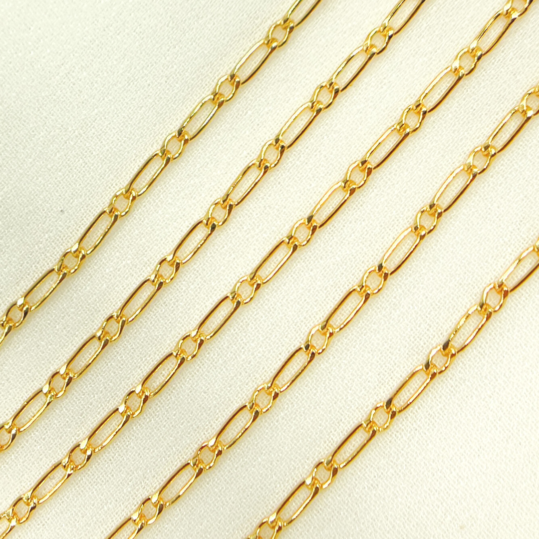 14K Gold Filled Figaro Chain. 