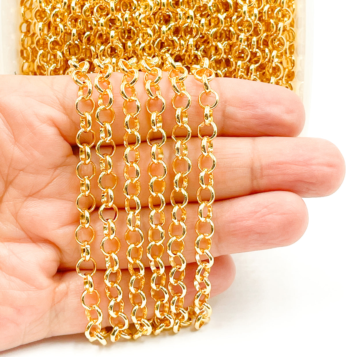 564GF. 14K Gold Filled Rolo Link Chain