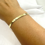 Load image into Gallery viewer, 14K Solid Gold Dainty Herringbone Bracelet. 040G2CPY42001_BRACELET
