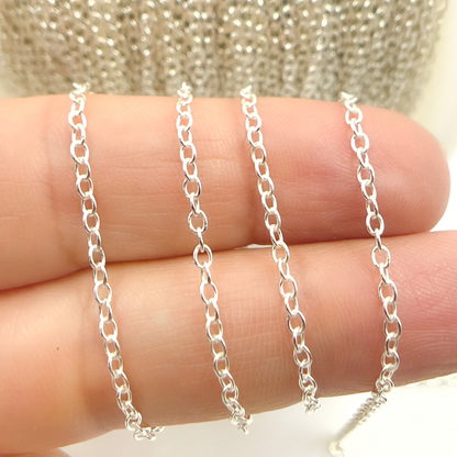 925 Sterling Silver Cable Chain