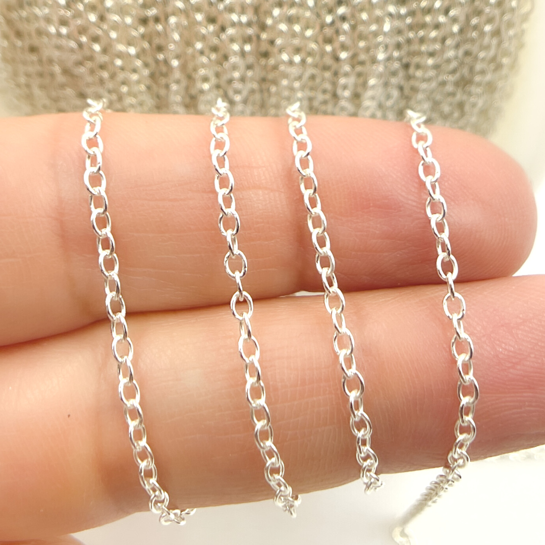 925 Sterling Silver Cable Chain. 1617SS