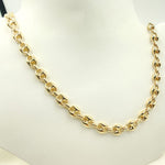 Load image into Gallery viewer, 14K Solid Yellow Gold Gucci Style Link Chain