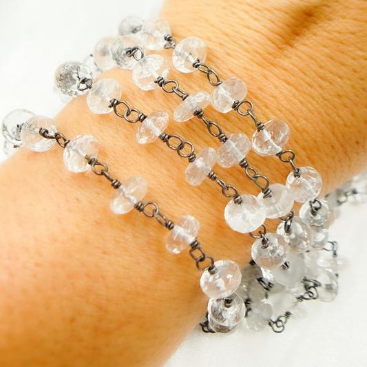 Crystal Oxidized Wire Chain