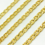 Load image into Gallery viewer, Gold Plated 925 Sterling Silver Curb Marina Chain. Y59GP
