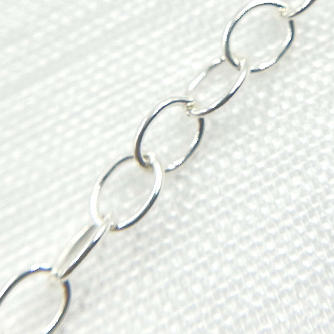 925 Sterling Silver Smooth Cable Chain.