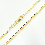 Load image into Gallery viewer, 060R08BFL4L024. 14K Solid Gold Flat Cable Chain
