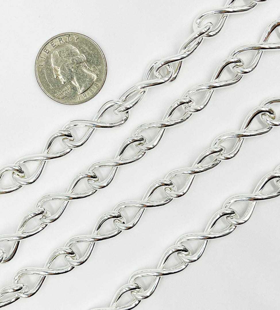 925 Sterling Silver Thick Chain. 565MTSS