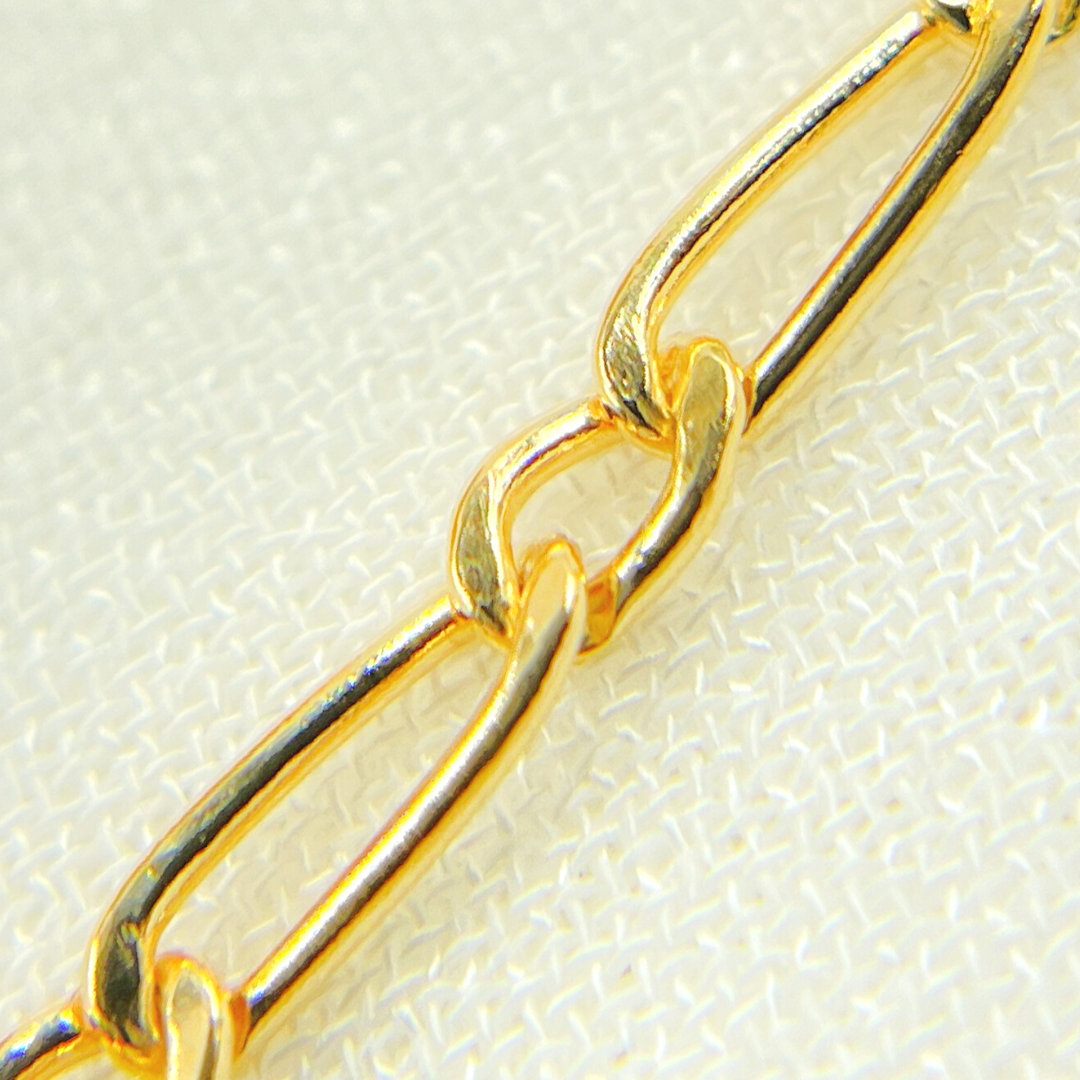 14K Gold Filled Figaro Chain. 2411CHRGF