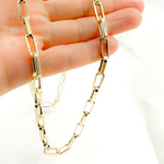 Load image into Gallery viewer, 14K23. 14K Solid Gold Flat Box Link Chain
