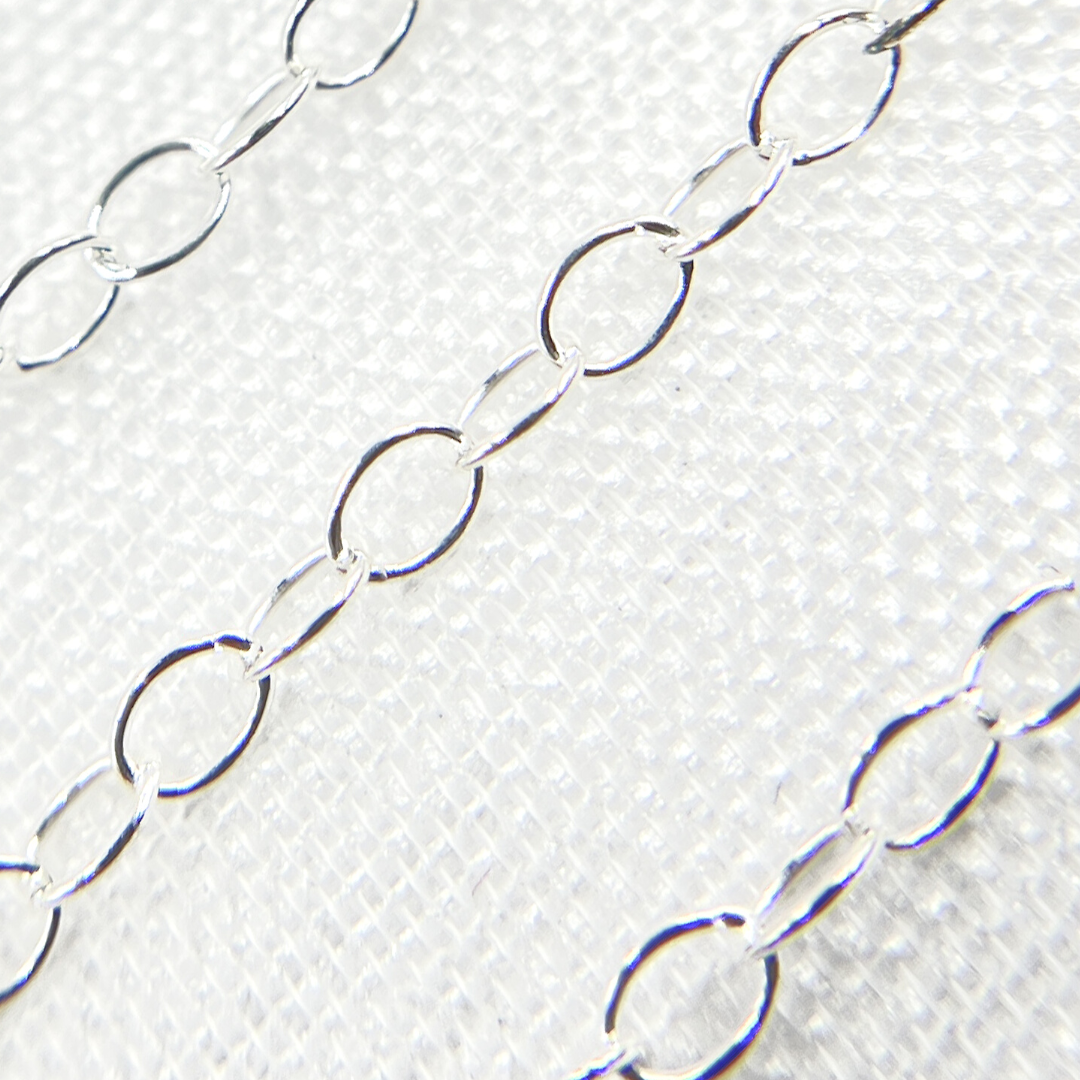 Sterling Silver Oval Cable Chain
