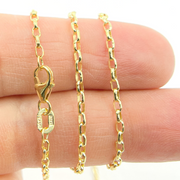 Solid Gold Cable Chain
