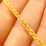 Load image into Gallery viewer, 040138795G. 14K Solid Gold Wheat Chain
