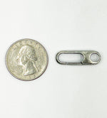 Load image into Gallery viewer, 925 Oxidized Sterling Silver Clasp 26x8mm. 266OX
