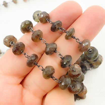 Andalusite Oxidized Wire Chain.