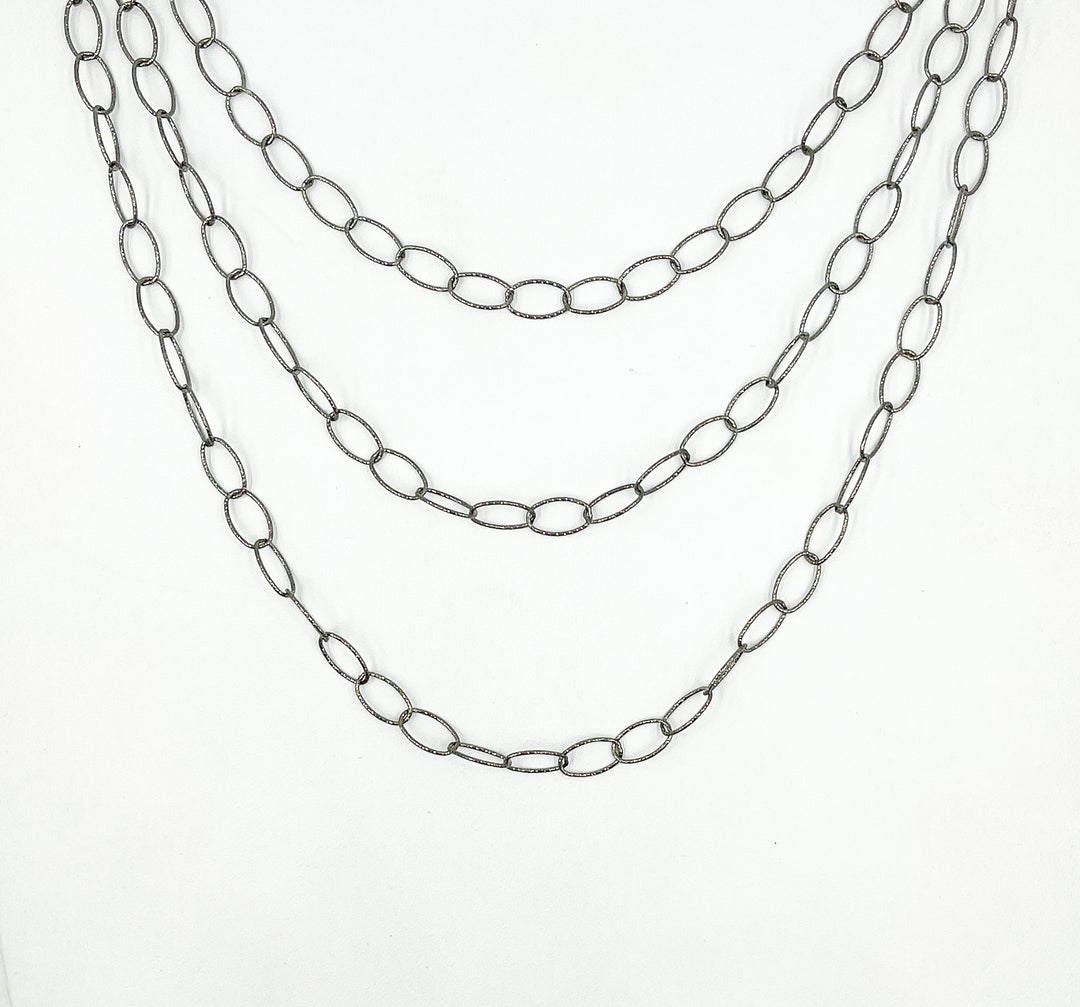 Y72ABR. Sterling Silver Diamond Cut Chain