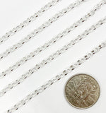 Load image into Gallery viewer, 925 Sterling Silver Round Link Chain. V102SS
