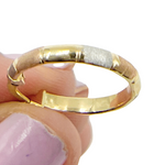 Load image into Gallery viewer, 14K Solid Tri-Tone Gold Earrings Circle Shape Hoop. 