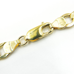 Load image into Gallery viewer, 14K Solid Gold Flat Curb Necklace. 030GLB
