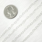 Load image into Gallery viewer, 925 Sterling Silver Heart Link Chain. Y112SS
