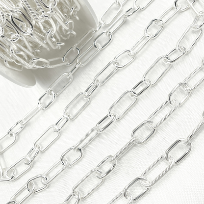 Sterling Silver Paperclip Chain