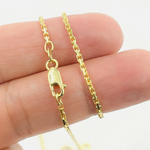 Load image into Gallery viewer, 060R04CL45. 14K Solid Gold Box Chain
