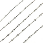 Load image into Gallery viewer, Oxidized 925 Sterling Silver Fancy Bar Chain. 567OX
