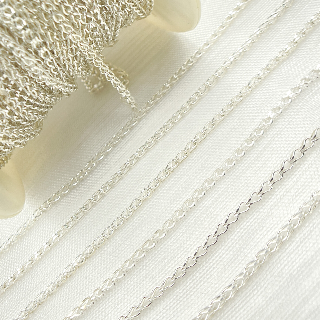 Sterling Silver 1.7mm Wheat Chain