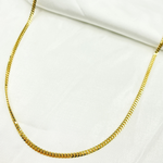 Load image into Gallery viewer, 080R04GGT2A9L001. 14k Solid Yellow Gold Flat Curb Chain
