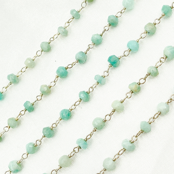 Amazonite Wire Chain