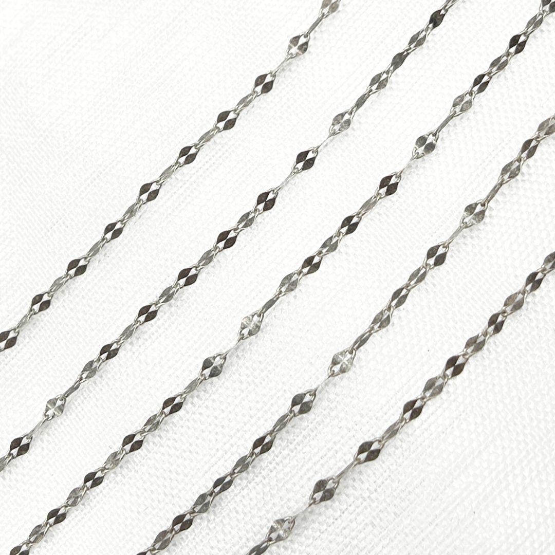 Oxidized 925 Sterling Silver Fancy Marina Chain
