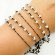 Silverite Fancy Oxidized Wire Chain