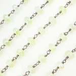 Load image into Gallery viewer, Coated Prehnite Oxidized Wire Chain. CPR6
