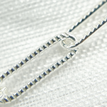 Load image into Gallery viewer, 925 Sterling Silver Paperclip Hammered Link Chain. 4002LSS
