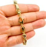 Load image into Gallery viewer, 14K Solid Gold Oval Bracelet
