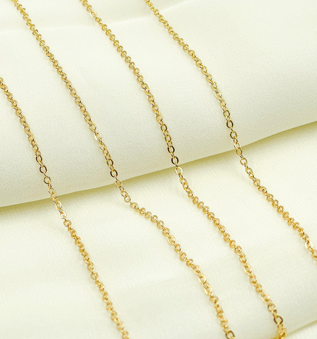 14K Gold Filled Cable Chain. 1916FGF