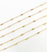 Load image into Gallery viewer, 14K Gold Filled Tube Chain. 1203GF
