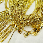 Load image into Gallery viewer, 100CCTD. 14k Solid Yellow Gold Snake Necklace
