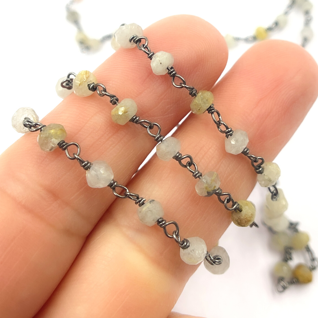 Golden Rutile Wire Chain