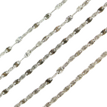 Load image into Gallery viewer, Oxidized 925 Sterling Silver Textured Marina Link Chain. Z55OX
