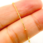 Load image into Gallery viewer, 040VEDS3. 14K Solid Gold Satellite Chain
