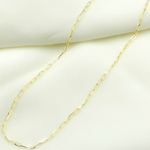 Load image into Gallery viewer, 060FVACLL3. 14K Solid Gold Paperclip Chain
