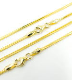 Load image into Gallery viewer, 14K Solid Gold Foxtail Necklace. 040FRP1
