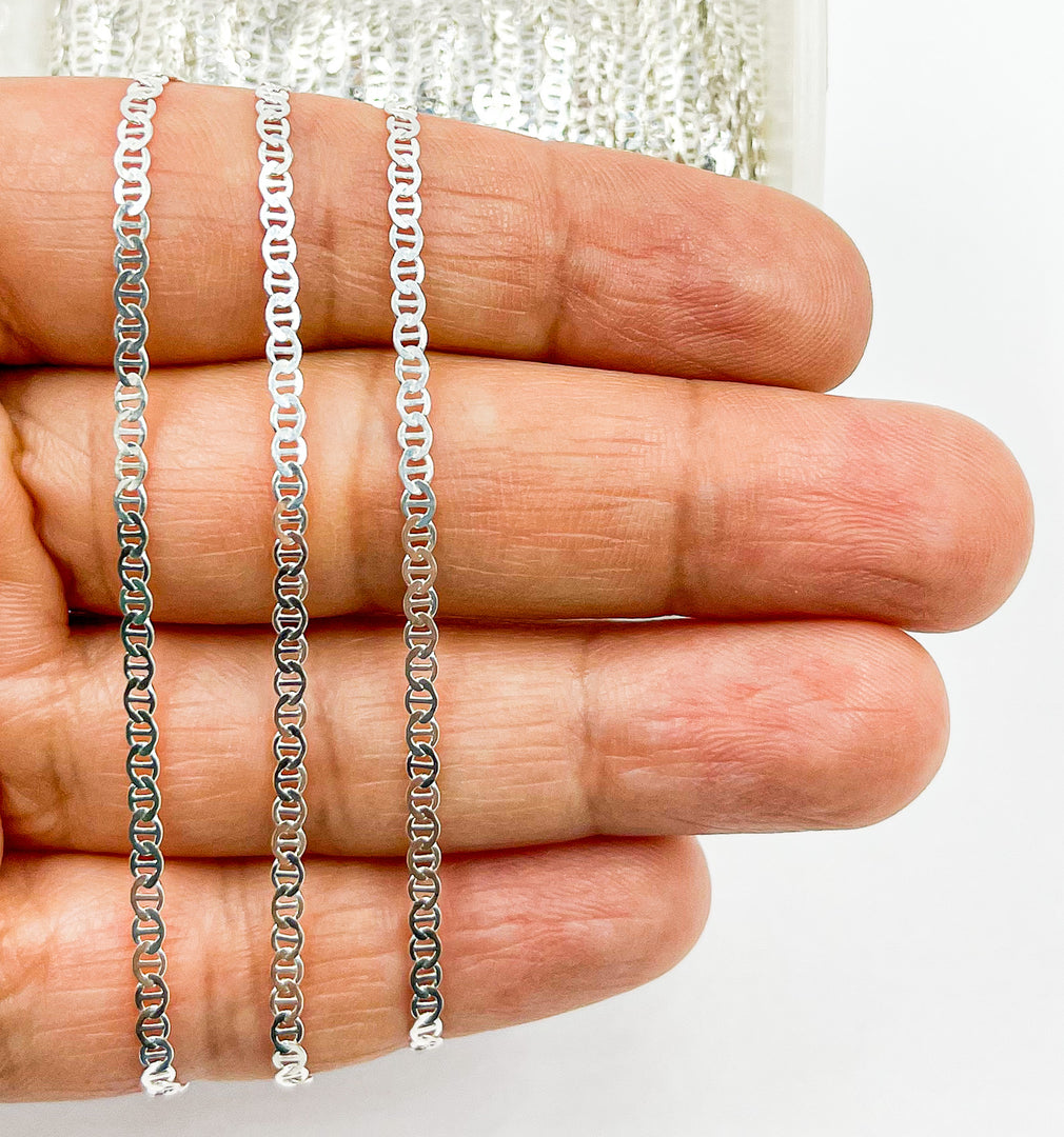 925 Sterling Silver Marina Chain. Z13SS