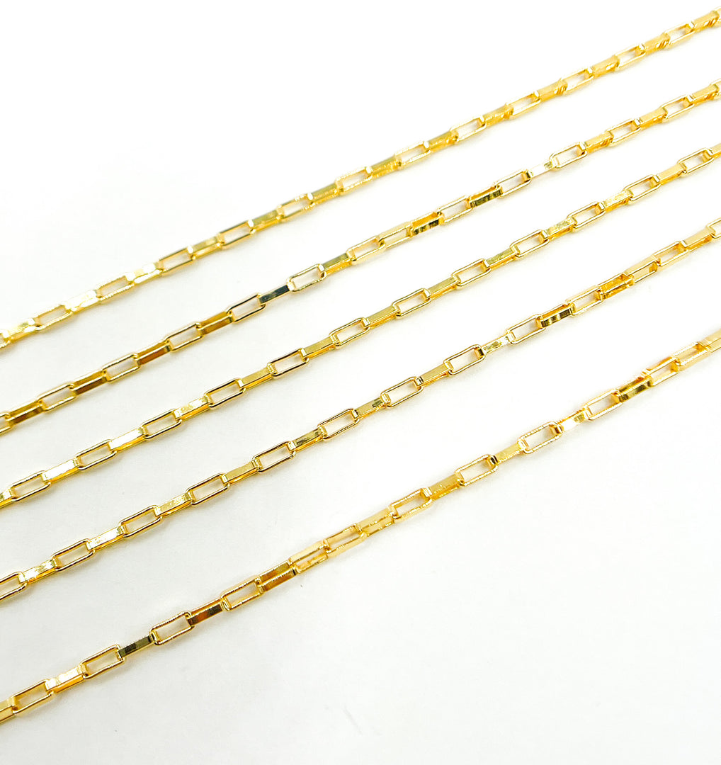 353GF. 14K Gold Filled Box Link Chain