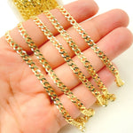 Load image into Gallery viewer, 080R13FG1T2A9L001byFt. 14K Solid Gold Flat Cuban Links Chain
