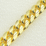 Load image into Gallery viewer, 100R04GGA3. 14K Solid Yellow Gold Flat Curb Link Necklace
